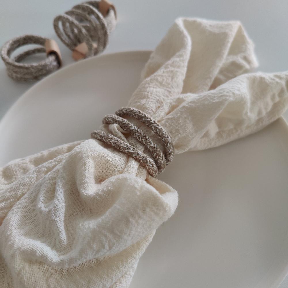 Round Loop napkin ring UNI Boho Mele