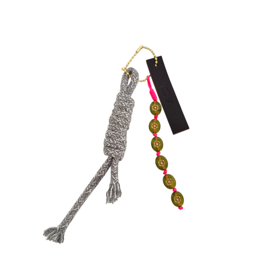 Bag Charm Pastel Grey