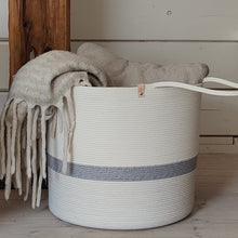 Load image into Gallery viewer, Storage basket High Pastel Grey
