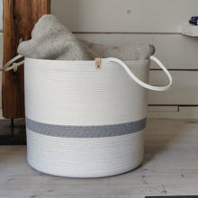 Load image into Gallery viewer, Storage basket High Pastel Grey