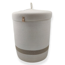 Load image into Gallery viewer, Laundry Basket Boho Melé