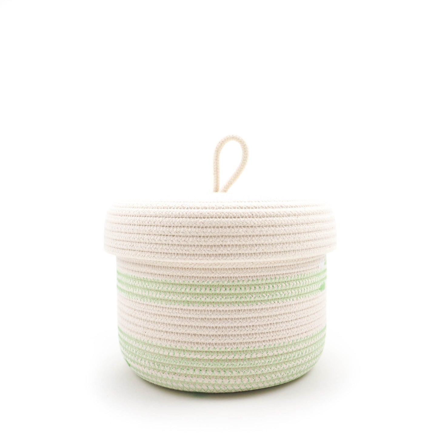 Lidded Basket Green