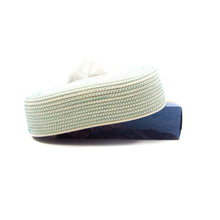 Load image into Gallery viewer, Tissue Box Ecru Turquoise