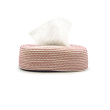 Load image into Gallery viewer, Tissue Box Ecru Bordeaux