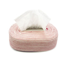 Load image into Gallery viewer, Tissue Box Ecru Bordeaux