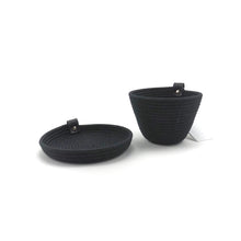 Load image into Gallery viewer, Mini Bowl Black Rope