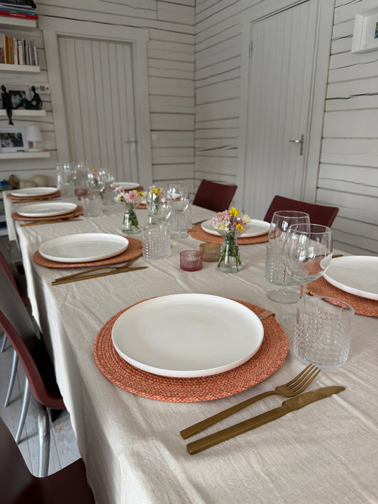 Placemat Uni Peach