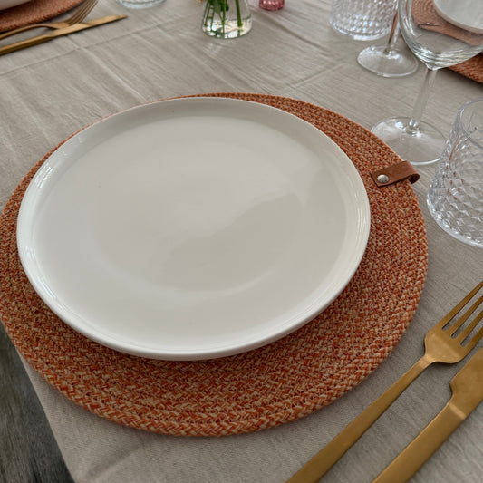 Placemat Uni Peach