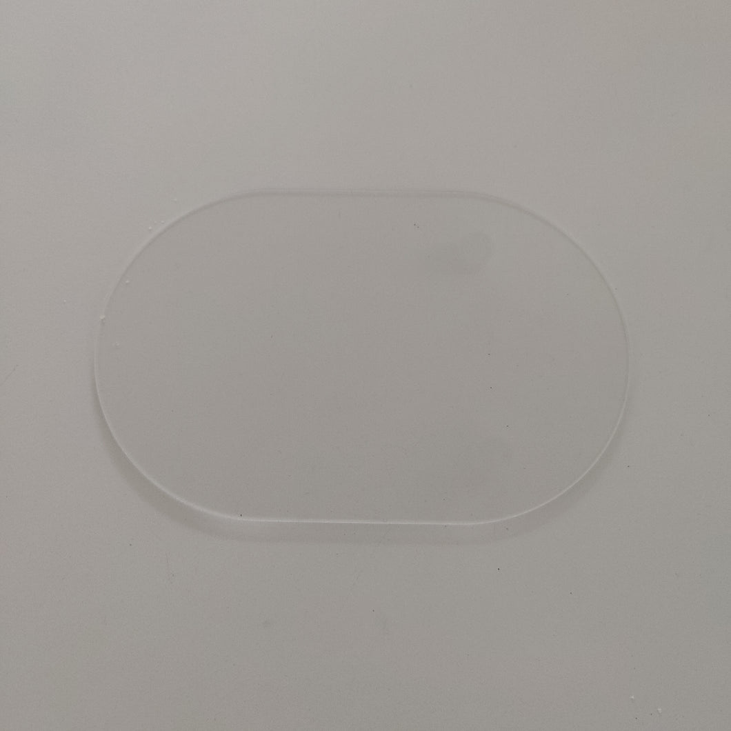 Protective Plexiglas Ovals Storage Small