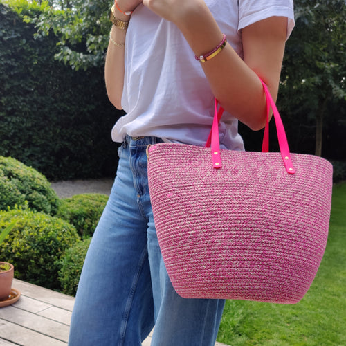 Summer Bag/ Tote Pink mélange