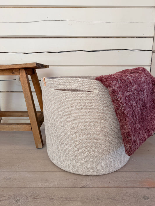 Storage basket High UNI Soft boho melé