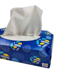 Tissue Box Ocean Blue