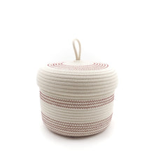Load image into Gallery viewer, Lidded Basket Bordeaux