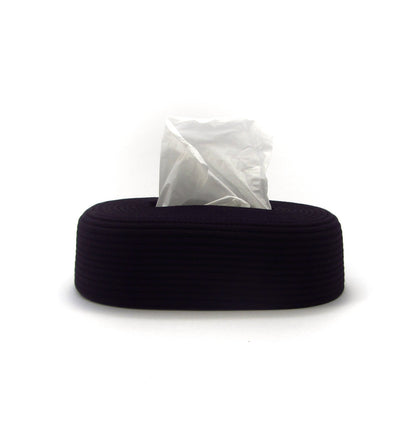 Tissue Box Black Rope