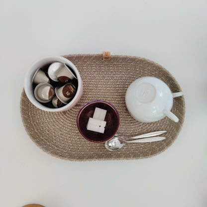 Oval Plate UNI Boho Melé