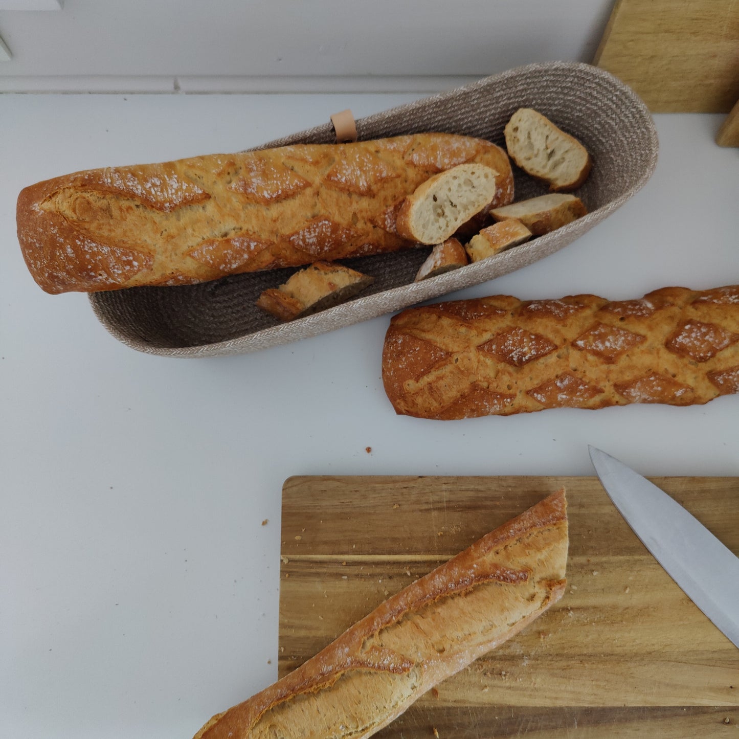 Baguette Basket UNI Boho Melé